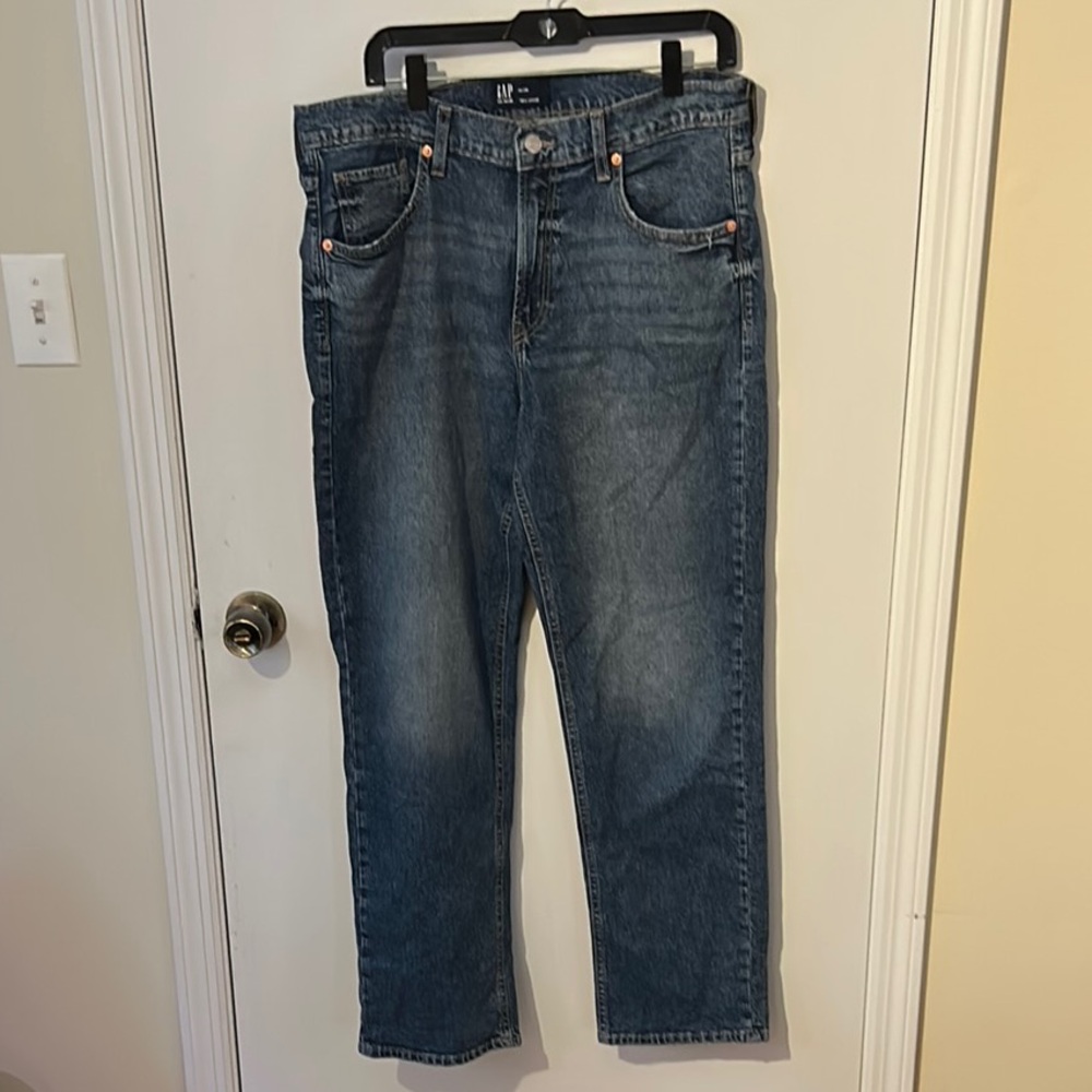 GAP Blue Boyfriend Jeans with Classic Denim Style
